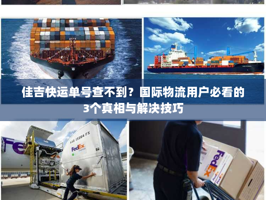佳吉快运单号查不到？国际物流用户必看的3个真相与解决技巧