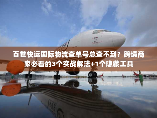 百世快运国际物流查单号总查不到?跨境商家必看的3个实战解法+1个隐藏工具 百世快运国际物流查单号总查不到?跨境商家必看的3个实战解法+1个隐藏工具
