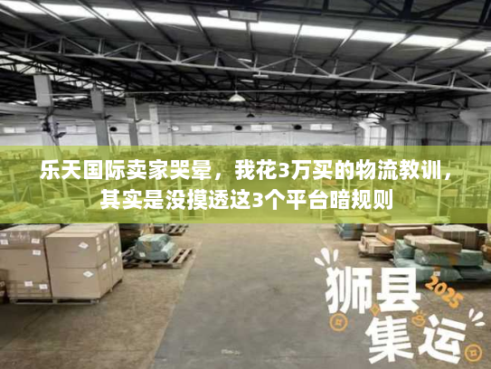 乐天国际卖家哭晕,我花3万买的物流教训,其实是没摸透这3个平台暗规则 乐天国际卖家哭晕,我花3万买的物流教训,其实是没摸透这3个平台暗规则