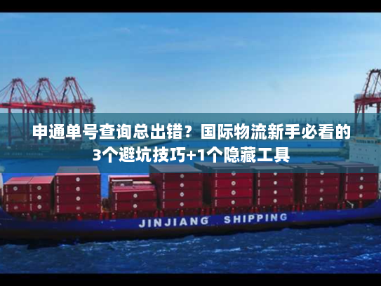 申通单号查询总出错？国际物流新手必看的3个避坑技巧+1个隐藏工具