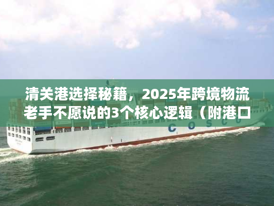 清关港选择秘籍，2025年跨境物流老手不愿说的3个核心逻辑（附港口时效对比表）