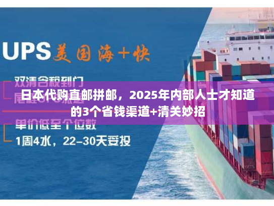 日本代购直邮拼邮，2025年内部人士才知道的3个省钱渠道+清关妙招