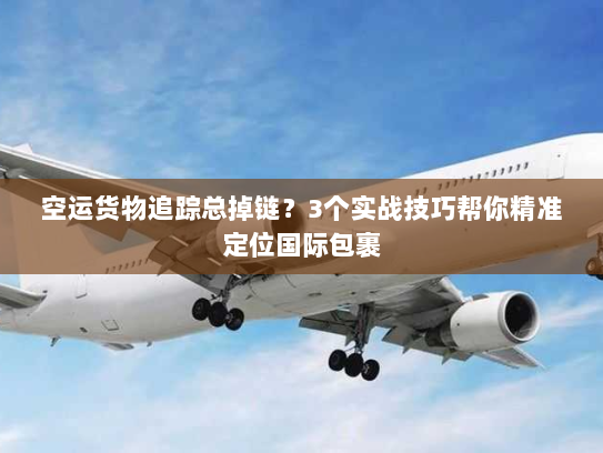 空运货物追踪总掉链？3个实战技巧帮你精准定位国际包裹