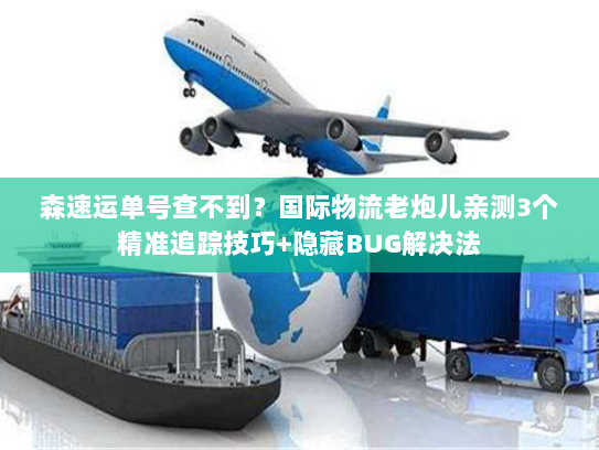 森速运单号查不到?国际物流老炮儿亲测3个精准追踪技巧+隐藏BUG解决法 森速运单号查不到?国际物流老炮儿亲测3个精准追踪技巧+隐藏BUG解决法