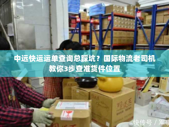 中远快运运单查询总踩坑?国际物流老司机教你3步查准货件位置 中远快运运单查询总踩坑?国际物流老司机教你3步查准货件位置