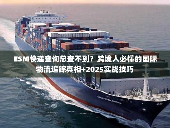 ESM快递查询总查不到？跨境人必懂的国际物流追踪真相+2025实战技巧