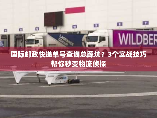 国际邮政快递单号查询总踩坑?3个实战技巧帮你秒变物流侦探 国际邮政快递单号查询总踩坑?3个实战技巧帮你秒变物流侦探