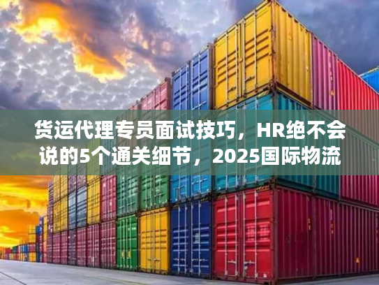 货运代理专员面试技巧，HR绝不会说的5个通关细节，2025国际物流新人速藏！