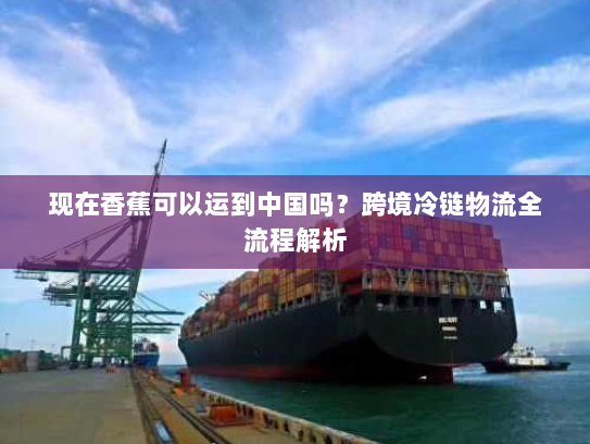 现在香蕉可以运到中国吗?跨境冷链物流全流程解析 现在香蕉可以运到中国吗?跨境冷链物流全流程解析