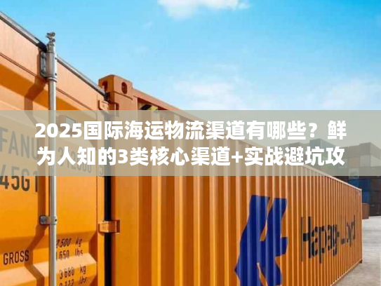2025国际海运物流渠道有哪些？鲜为人知的3类核心渠道+实战避坑攻略