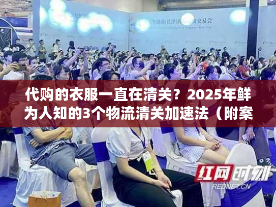 代购的衣服一直在清关？2025年鲜为人知的3个物流清关加速法（附案例）