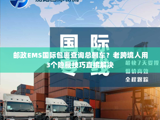 邮政EMS国际包裹查询总翻车？老跨境人用3个隐藏技巧直接解决