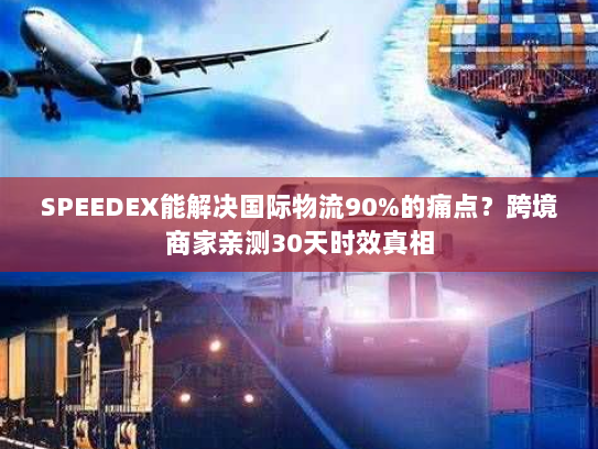 SPEEDEX能解决国际物流90%的痛点?跨境商家亲测30天时效真相 SPEEDEX能解决国际物流90%的痛点?跨境商家亲测30天时效真相