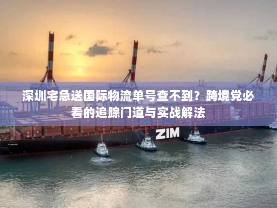 深圳宅急送国际物流单号查不到?跨境党必看的追踪门道与实战解法 深圳宅急送国际物流单号查不到?跨境党必看的追踪门道与实战解法