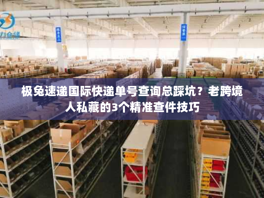 极兔速递国际快递单号查询总踩坑?老跨境人私藏的3个精准查件技巧 极兔速递国际快递单号查询总踩坑?老跨境人私藏的3个精准查件技巧