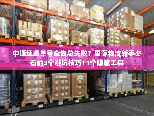 中通速递单号查询总失败?国际物流新手必看的3个避坑技巧+1个隐藏工具 中通速递单号查询总失败?国际物流新手必看的3个避坑技巧+1个隐藏工具