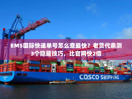 EMS国际快递单号怎么查最快?老货代亲测3个隐藏技巧,比官网快2倍 EMS国际快递单号怎么查最快?老货代亲测3个隐藏技巧,比官网快2倍