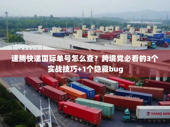 速腾快递国际单号怎么查?跨境党必看的3个实战技巧+1个隐藏bug 速腾快递国际单号怎么查?跨境党必看的3个实战技巧+1个隐藏bug