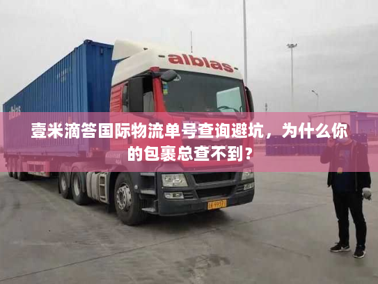 壹米滴答国际物流单号查询避坑，为什么你的包裹总查不到？