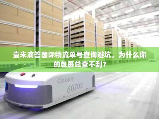 壹米滴答国际物流单号查询避坑，为什么你的包裹总查不到？