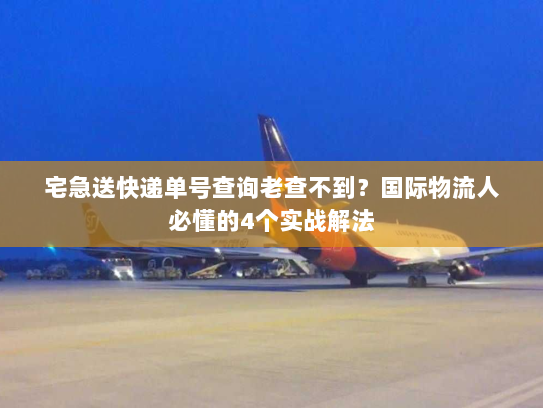 宅急送快递单号查询老查不到?国际物流人必懂的4个实战解法 宅急送快递单号查询老查不到?国际物流人必懂的4个实战解法