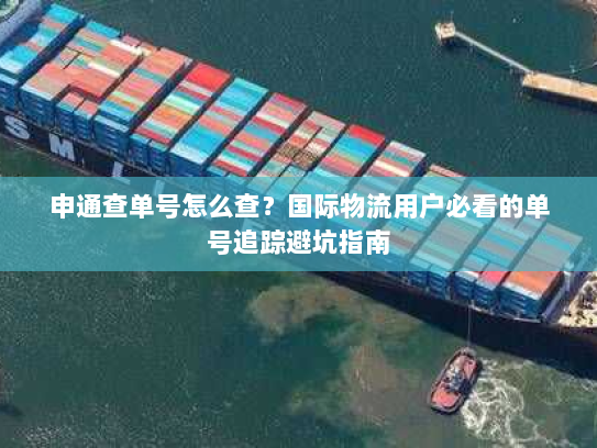 申通查单号怎么查？国际物流用户必看的单号追踪避坑指南