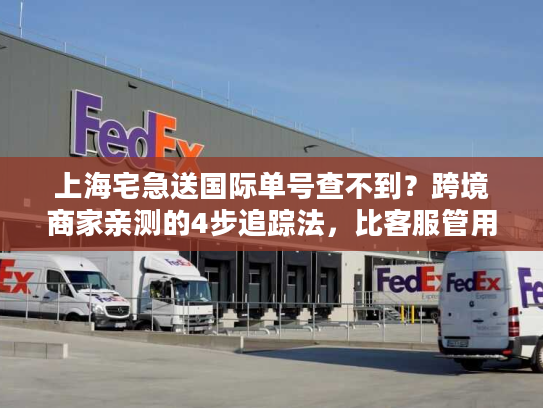 上海宅急送国际单号查不到？跨境商家亲测的4步追踪法，比客服管用10倍