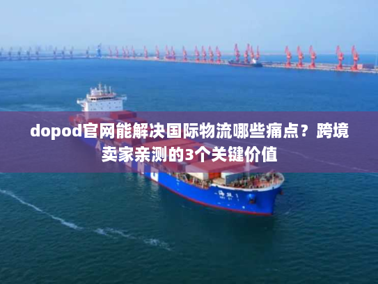 dopod官网能解决国际物流哪些痛点?跨境卖家亲测的3个关键价值 dopod官网能解决国际物流哪些痛点?跨境卖家亲测的3个关键价值