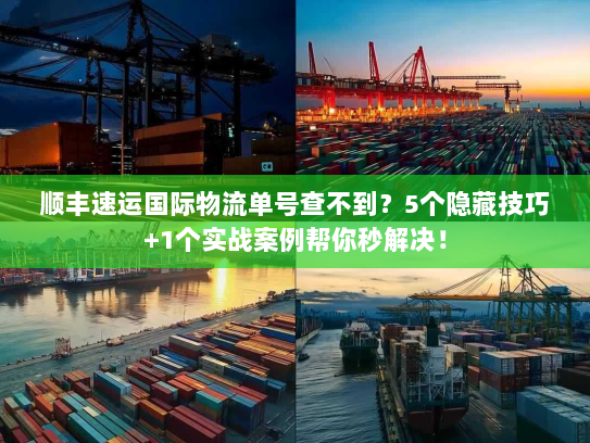 顺丰速运国际物流单号查不到?5个隐藏技巧+1个实战案例帮你秒解决! 顺丰速运国际物流单号查不到?5个隐藏技巧+1个实战案例帮你秒解决!