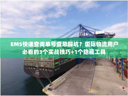 EMS快递查询单号查总踩坑？国际物流用户必看的3个实战技巧+1个隐藏工具