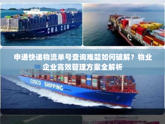 申通快递物流单号查询难题如何破解?物业企业高效管理方案全解析 申通快递物流单号查询难题如何破解?物业企业高效管理方案全解析