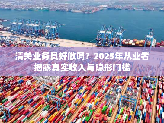 清关业务员好做吗？2025年从业者揭露真实收入与隐形门槛
