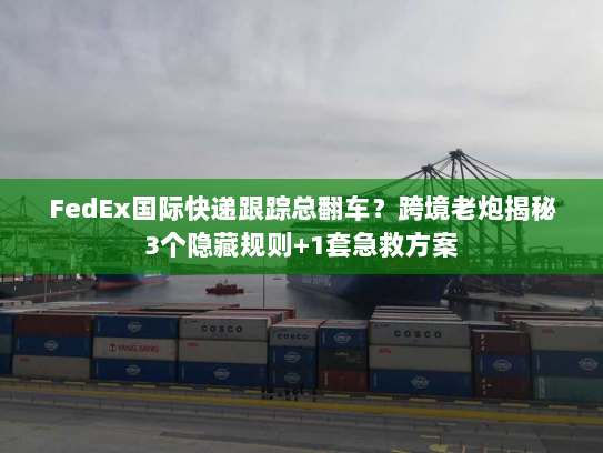FedEx国际快递跟踪总翻车?跨境老炮揭秘3个隐藏规则+1套急救方案 FedEx国际快递跟踪总翻车?跨境老炮揭秘3个隐藏规则+1套急救方案