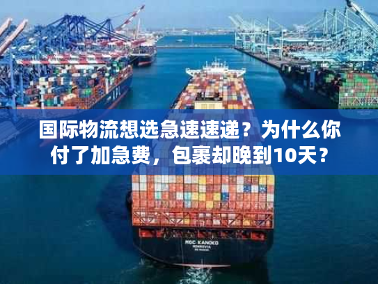 国际物流想选急速速递？为什么你付了加急费，包裹却晚到10天？