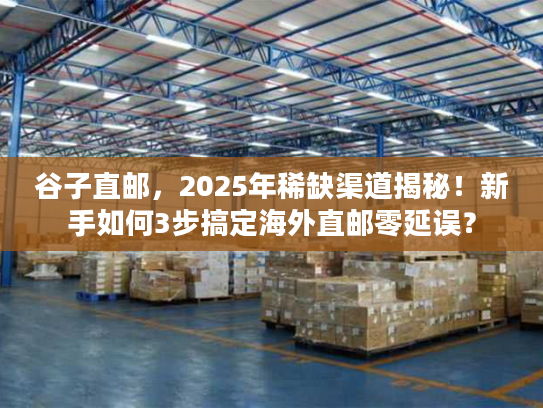 谷子直邮，2025年稀缺渠道揭秘！新手如何3步搞定海外直邮零延误？