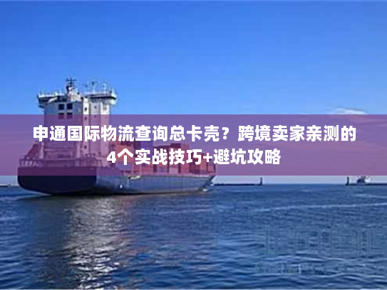 申通国际物流查询总卡壳？跨境卖家亲测的4个实战技巧+避坑攻略