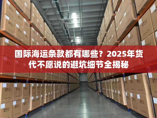 国际海运条款都有哪些？2025年货代不愿说的避坑细节全揭秘