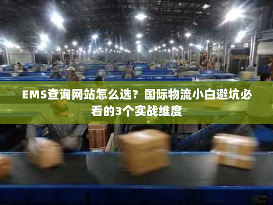 EMS查询网站怎么选？国际物流小白避坑必看的3个实战维度