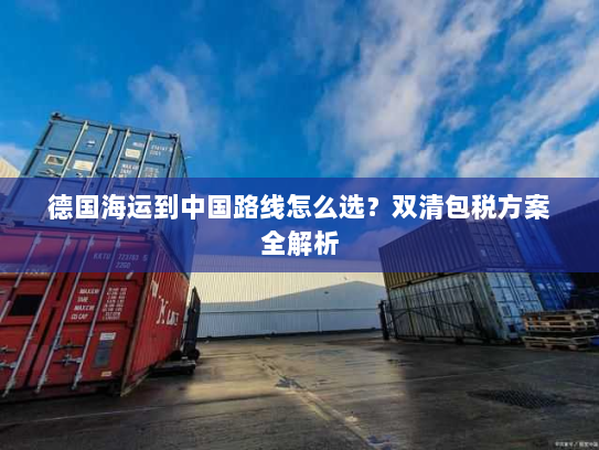 德国海运到中国路线怎么选？双清包税方案全解析