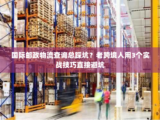 国际邮政物流查询总踩坑?老跨境人用3个实战技巧直接避坑 国际邮政物流查询总踩坑?老跨境人用3个实战技巧直接避坑