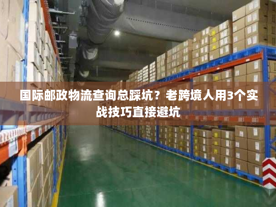 国际邮政物流查询总踩坑?老跨境人用3个实战技巧直接避坑 国际邮政物流查询总踩坑?老跨境人用3个实战技巧直接避坑