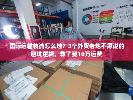 国际运输物流怎么选？3个外贸老炮不愿说的避坑逻辑，救了我10万运费
