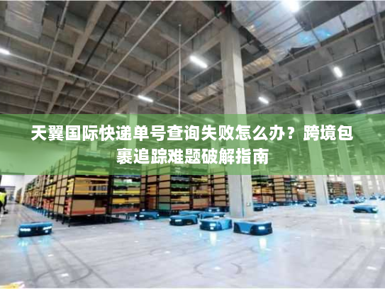 天翼国际快递单号查询失败怎么办?跨境包裹追踪难题破解指南 天翼国际快递单号查询失败怎么办?跨境包裹追踪难题破解指南
