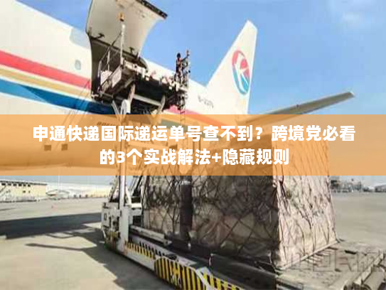 申通快递国际递运单号查不到?跨境党必看的3个实战解法+隐藏规则 申通快递国际递运单号查不到?跨境党必看的3个实战解法+隐藏规则