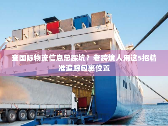 查国际物流信息总踩坑?老跨境人用这5招精准追踪包裹位置 查国际物流信息总踩坑?老跨境人用这5招精准追踪包裹位置