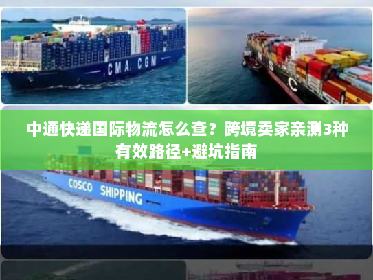 中通快递国际物流怎么查？跨境卖家亲测3种有效路径+避坑指南