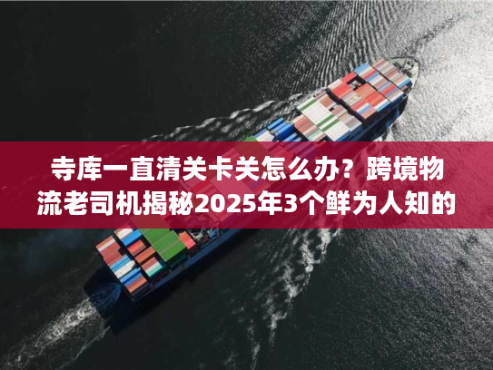 寺库一直清关卡关怎么办？跨境物流老司机揭秘2025年3个鲜为人知的解决方案
