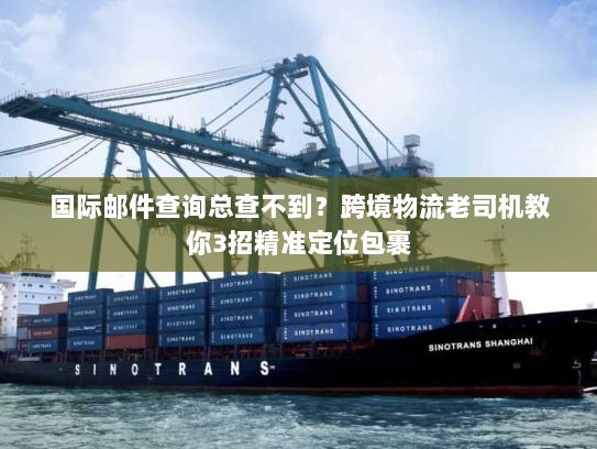 国际邮件查询总查不到？跨境物流老司机教你3招精准定位包裹
