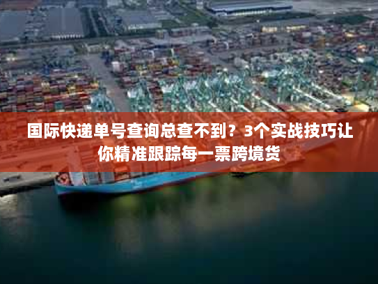 国际快递单号查询总查不到？3个实战技巧让你精准跟踪每一票跨境货