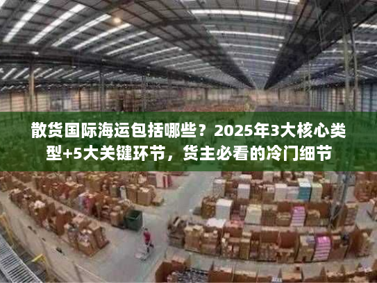 散货国际海运包括哪些？2025年3大核心类型+5大关键环节，货主必看的冷门细节